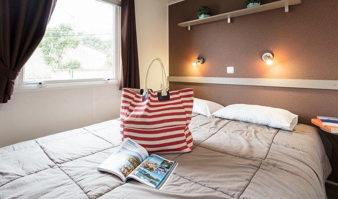 chambre parentale mobil-home Comfort