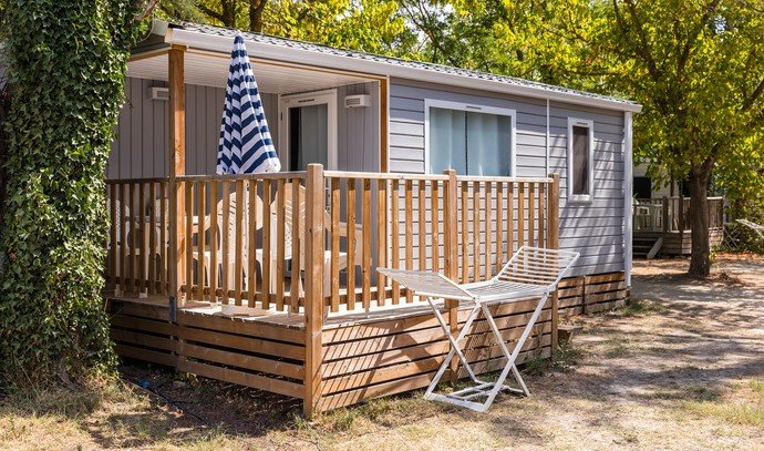 mobil-home Comfort avec terrasse intégrée