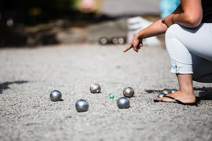 animation pétanque au camping