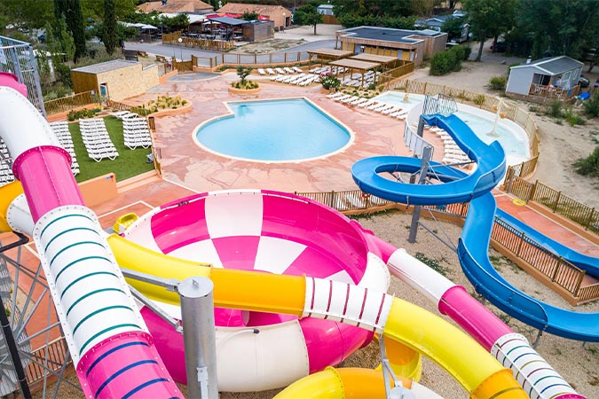 toboggan de l'espace aquatique du Val de Durance